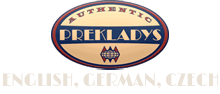 Certified Translations English German Czech